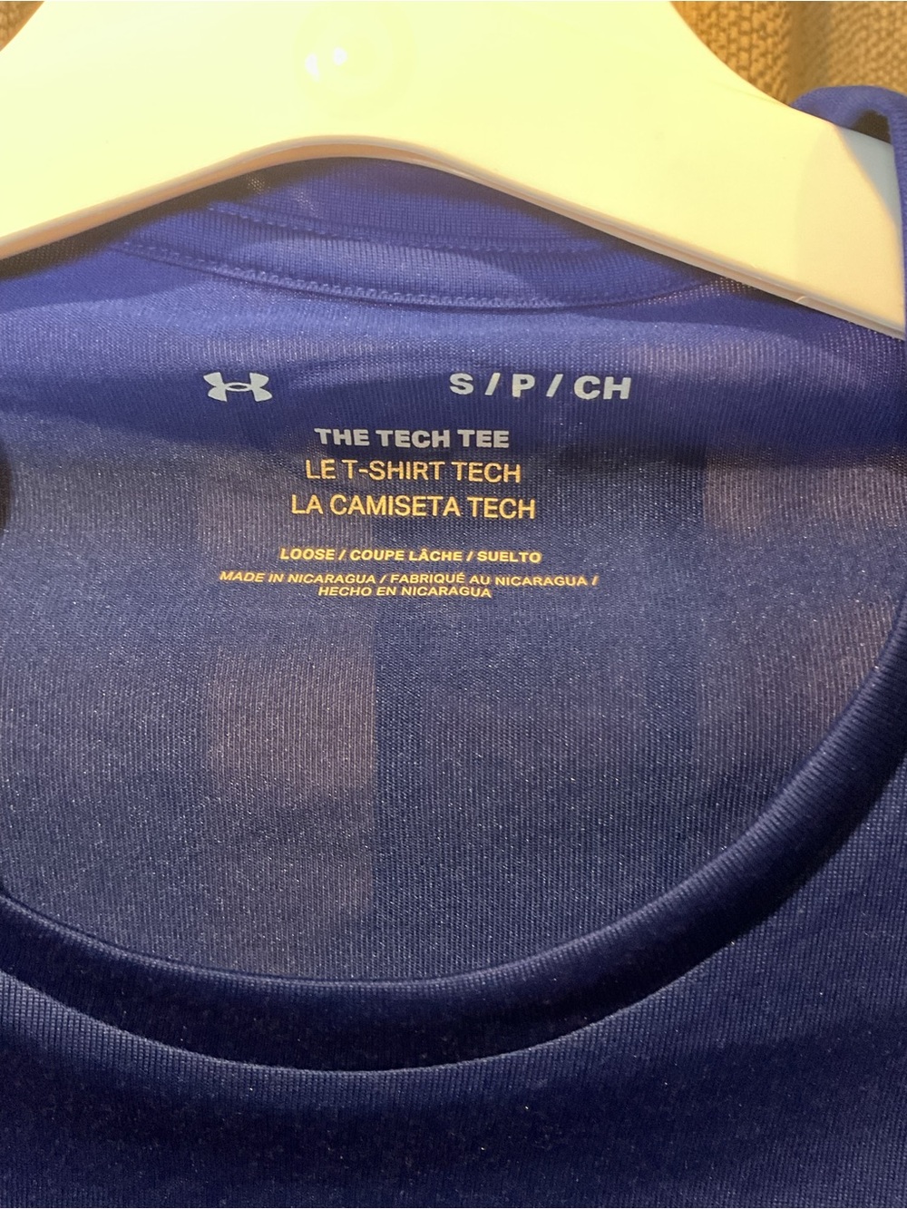 Under Armour Royal Blue Men's Short Sleeve Performance Tee - Picture 5 of 9